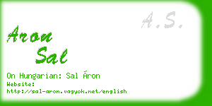 aron sal business card